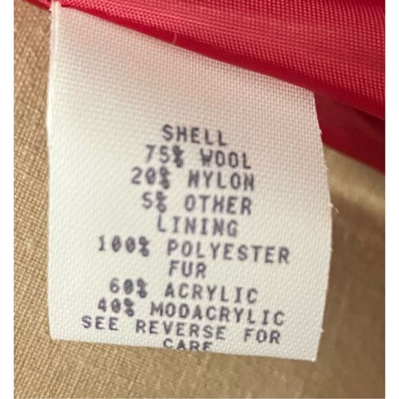 Mario De Pinto Luxurious Wool/Nylon Coat / SZ: 1X / NWT - Picture 7 of 9